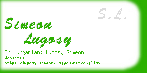 simeon lugosy business card